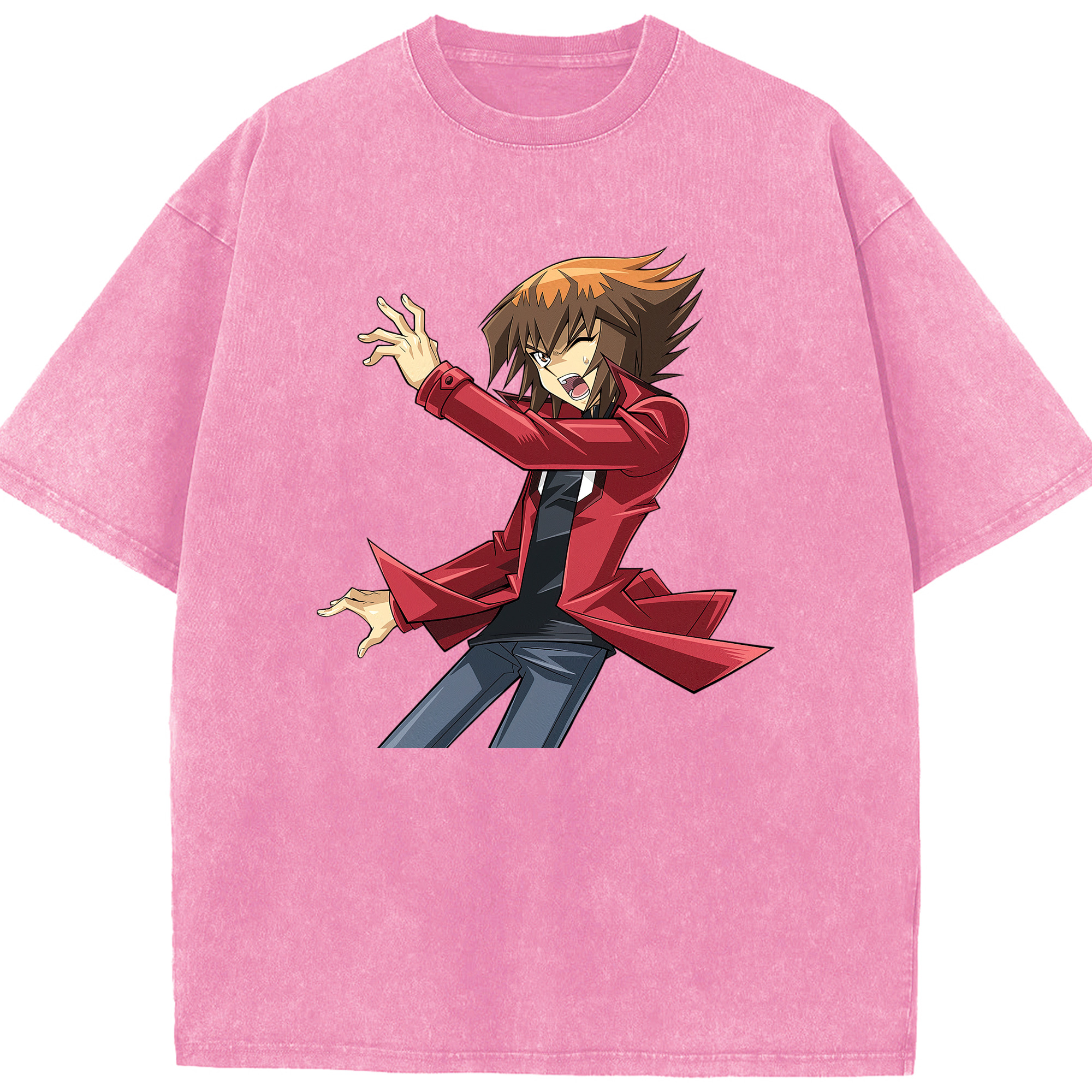 （画像用） 遊☆戯☆王 Yu-Gi-Oh! 綿100% ヴィンテージ風 半袖Tシャツ（フロントプリント）